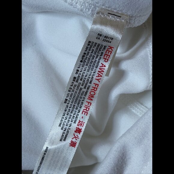 New Free People Skirt Medium Womens White Skater Lined Skort Shorts - Picture 11 of 12